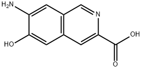 3-Isoquinolinecarboxylicacid,7-amino-6-hydroxy-(9CI) 结构式