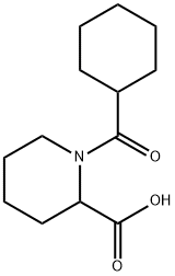 1-(环己基羰基)哌啶-2-羧酸 结构式