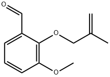 3-甲氧基-2-((2-亚甲基丙基)氧基)苯甲醛 结构式
