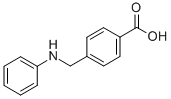 4-[(PHENYLAMINO)METHYL]-BENZOIC ACID 结构式