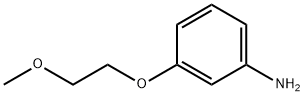 3-(2-甲氧基乙氧基)苯胺 结构式