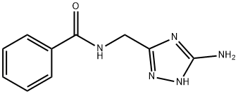 N-[(5-氨基-2H-1,2,4-三唑-3-基)甲基]苯甲酰胺 结构式
