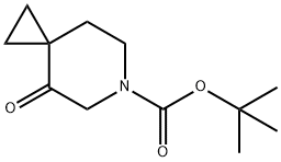 4-氧代-6-氮杂螺[2.5]辛烷-6-羧酸叔丁酯 结构式