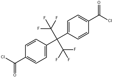 Benzoyl chloride, 4,4'-[2,2,2-trifluoro-1-(trifluoromethyl)ethylidene]bis- 结构式