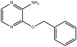 2-氨基-3-苄氧基吡嗪 结构式