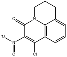 1-CHLORO-2-NITRO-3-OXO-6,7-DIHYDRO-3H,5H- BENZO[IJ]QUINOLIZINE 结构式