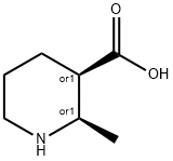 2S,3S-2-METHYL-PIPERIDINE-3-CARBOXYLIC ACID 结构式