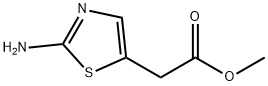 (2-氨基噻唑-5-基)乙酸甲酯 结构式