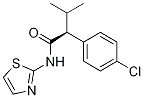 (S)-2-(4-chlorophenyl)-3-Methyl-N-(thiazol-2-yl)butanaMide 结构式