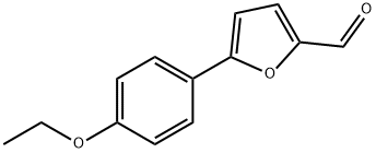 5-(4-乙氧基苯基)呋喃-2-甲醛 结构式