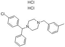 盐酸美克洛嗪 结构式