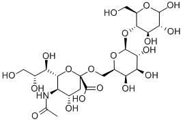 N-ACETYLNEURAMIN-LACTOSE 结构式