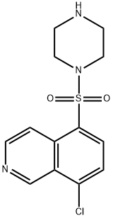 1-(8-CHLORO-5-ISOQUINOLINESULFONYL)PIPERAZINE, DIHYDROCHLORIDE 结构式