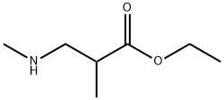 2-甲基-3-(甲基氨基)丙酸乙酯 结构式