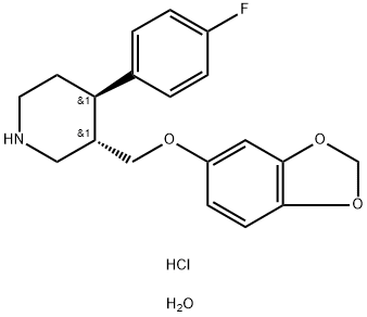 盐酸帕罗西汀 结构式