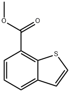 苯并[B]噻吩-7-羧酸甲酯 结构式