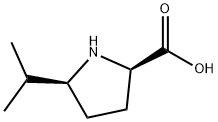 D-Proline, 5-(1-methylethyl)-, cis- (9CI) 结构式