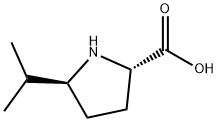 L-Proline, 5-(1-methylethyl)-, trans- (9CI) 结构式