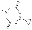 环丙基硼酸甲基亚氨基二乙酸酯 结构式