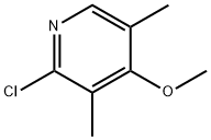 2-氯-3,5-二甲基-4-甲氧基吡啶盐酸盐 结构式