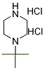 1-tert-Butylpiperazine dihydrochloride 结构式