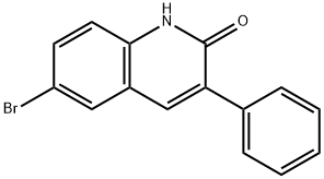 6-BROMO-3-PHENYL-2-QUINOLINOL 结构式