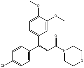 烯酰吗啉 结构式