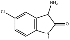 3-氨基-5-氯-羟吲哚 结构式