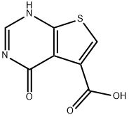 1,4-二氢-4-氧代噻吩并[2,3-D]嘧啶-5-羧酸 结构式