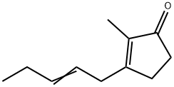 2-甲基-3-(2-戊烯基)-2-环戊烯酮 结构式