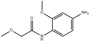 N-(4-氨基-2-甲氧基苯基)-2-甲氧基乙酰胺 结构式