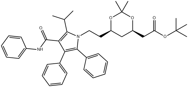 阿托伐他汀去氟杂质中间体 结构式