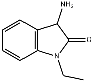 3-氨基-1-乙基-1,3-二氢-2H-吲哚-2-酮盐酸盐 结构式