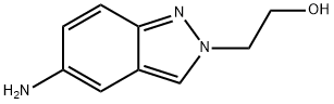 5-氨基-2H-吲唑-2-乙醇 结构式
