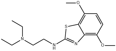 N1-(4,7-DIMETHOXYBENZO[D]THIAZOL-2-YL)-N2,N2-DIETHYLETHANE-1,2-DIAMINE 结构式