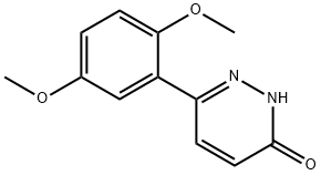 6-(2,5-Dimethoxyphenyl)pyridazin-3-ol 结构式
