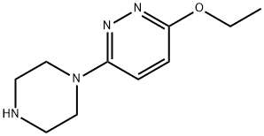 3-ETHOXY-6-PIPERAZIN-1-YLPYRIDAZINE 结构式