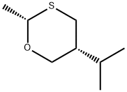 1,3-Oxathiane,2-methyl-5-(1-methylethyl)-,cis-(9CI) 结构式