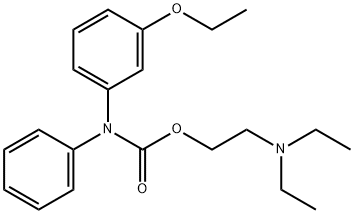 (m-Ethoxyphenyl)phenylcarbamic acid 2-(diethylamino)ethyl ester 结构式