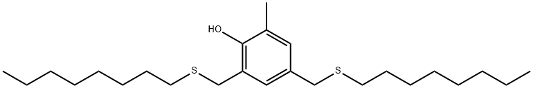 4,6-二(辛硫甲基)邻甲酚 结构式