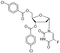 3,5-Di-O-p-chlorobenzoyl α-Floxuridine 结构式