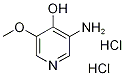 3-AMINO-5-METHOXYPYRIDIN-4-OL DIHYDROCHLORIDE 结构式
