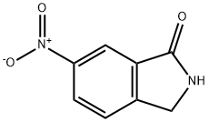 6-硝基-异吲哚啉-1-酮 结构式
