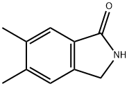 5,6-二甲基-1-异吲哚啉-1-酮 结构式