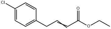 4-(4-氯苯基)-2-丁烯酸乙酯 结构式