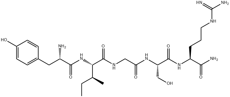 H-TYR-ILE-GLY-SER-ARG-NH2 结构式