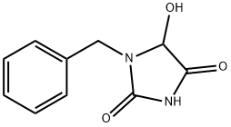 5-Hydroxy-1-(phenylmethyl)-2,4-imidazolindion 结构式