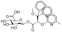 安贝生坦酰基-D-葡萄糖醛酸苷 结构式