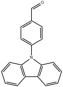 N-(4-苯甲醛基)-咔唑 结构式