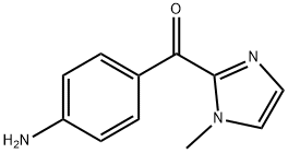 (4-氨基苯基)-(1-甲基-2-咪唑)甲酮 结构式